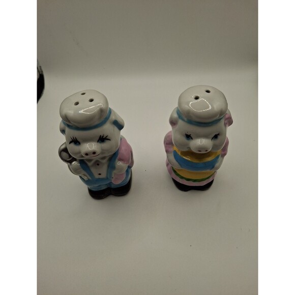 Vintage Salt and Pepper shakers pigs - Picture 2 of 7